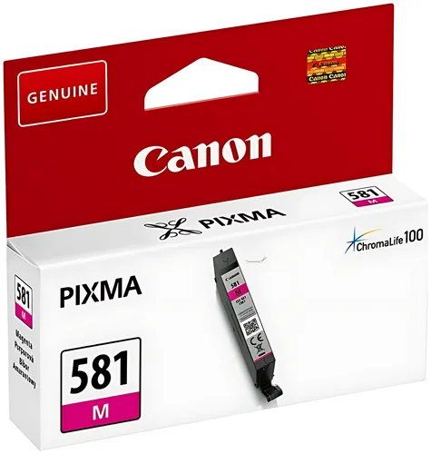 Canon 2104C001/CLI-581M Tintenpatrone magenta, 223 Seiten 223 Fotos 5.6ml