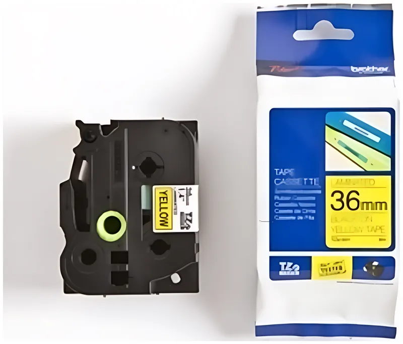 Brother TZE-661 DirectLabel schwarz auf gelb Laminat 36mm x 8m