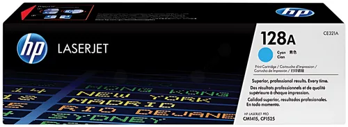 HP CE321A/128A Toner cyan, 1.300 Seiten ISO/IEC 19798