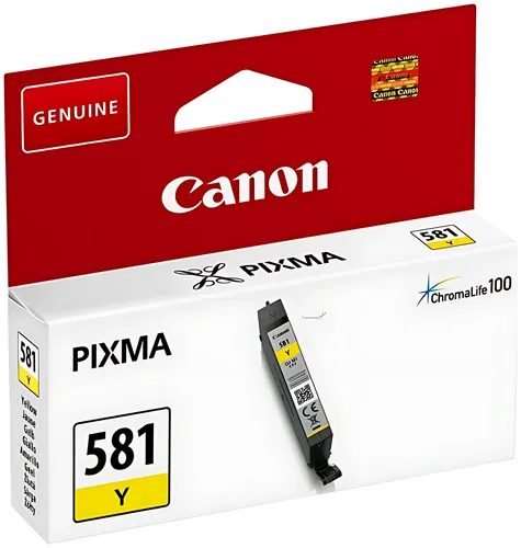 Canon 2105C001/CLI-581Y Tintenpatrone gelb, 259 Seiten 5,6ml