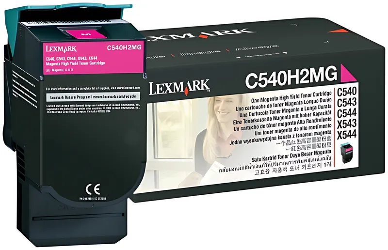 Lexmark C540H2MG Toner magenta, 2.000 Seiten ISO/IEC 19798