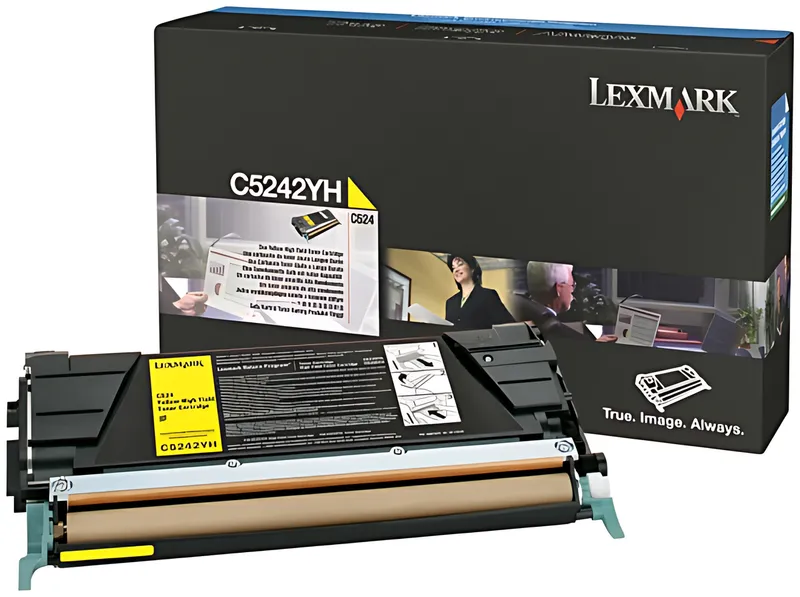 Lexmark C5242YH Toner-Kit gelb High-Capacity, 5.000 Seiten/5%