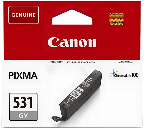 Canon 6122C001/CLI-531GY Tintenpatrone grau, 324 Seiten ISO/IEC 19752 8.2ml