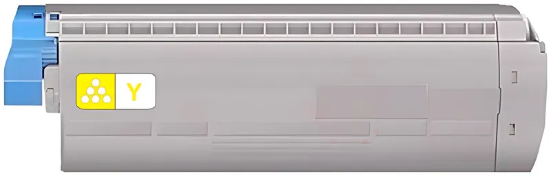 OKI 46443101 Toner-Kit gelb, 10.000 Seiten ISO/IEC 19798