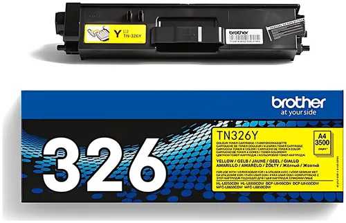 Brother TN-326Y Toner-Kit gelb High-Capacity, 3.500 Seiten ISO/IEC 19798