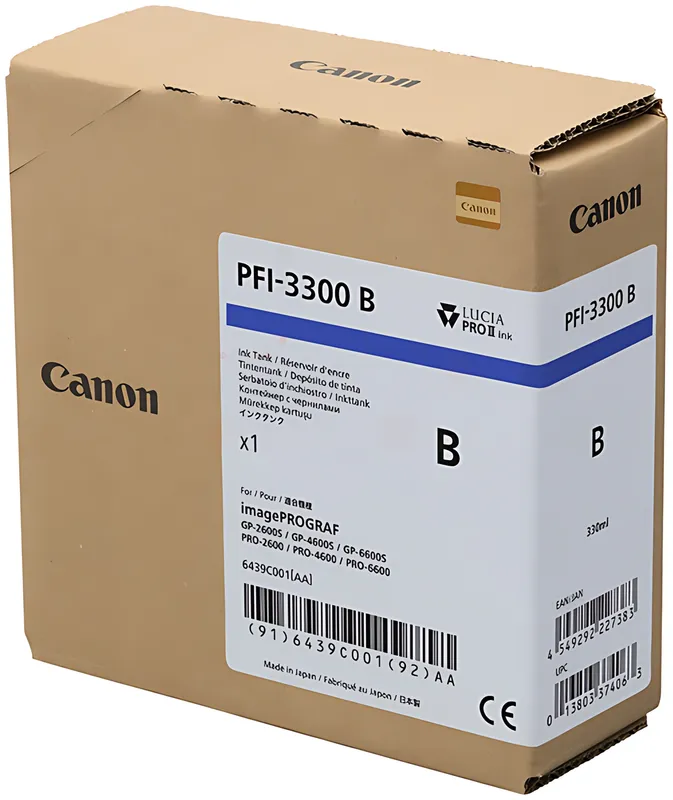 Canon 6439C001/PFI-3300B Tintenpatrone blau 330ml