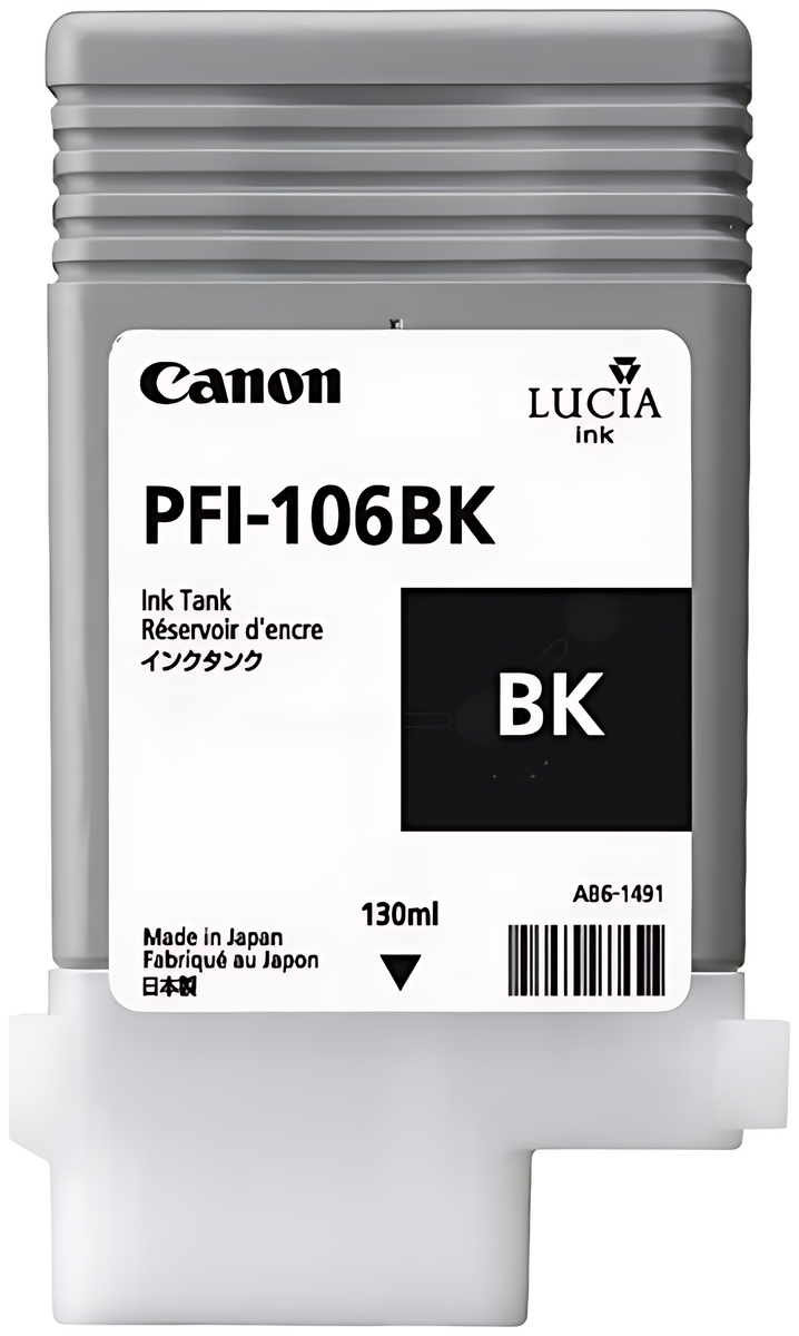 Canon 6621B001/PFI-106BK Tintenpatrone schwarz 130ml
