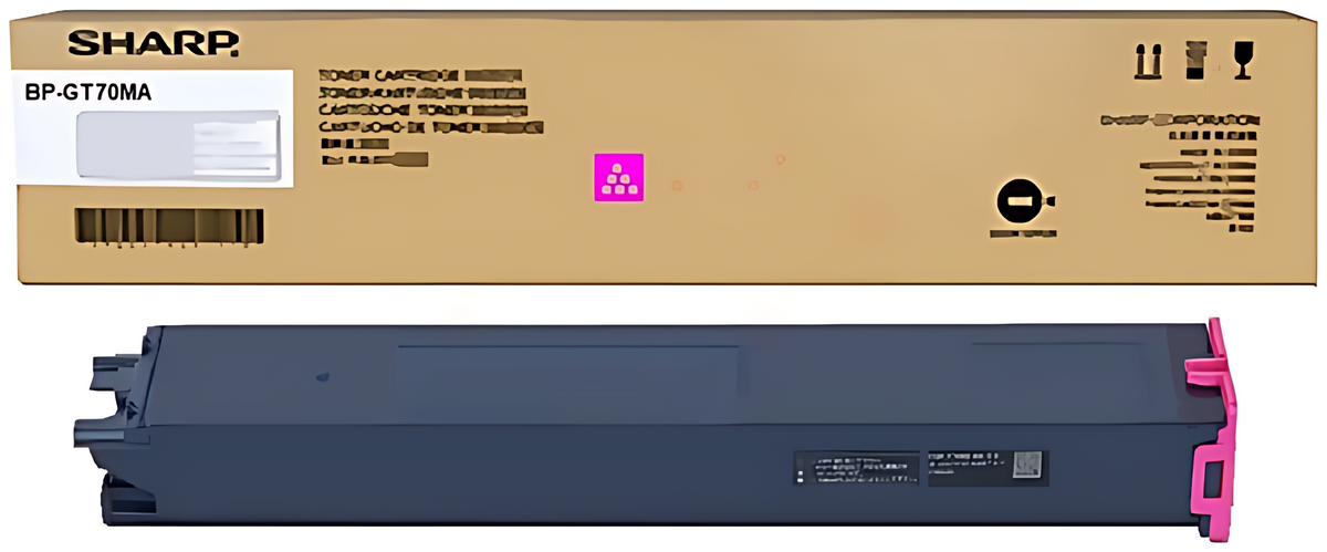Sharp BP-GT70MA Toner-Kit magenta, 24.000 Seiten/5%