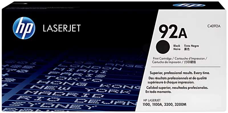 HP C4092A/92A Tonerkartusche schwarz, 2.500 Seiten ISO/IEC 19752
