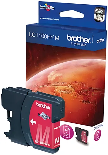 Brother LC-1100HYM Tintenpatrone magenta High-Capacity, 750 Seiten ISO/IEC 24711 10.1ml
