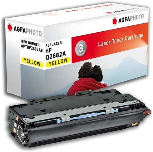AgfaPhoto APTHP2682AE Tonerkartusche gelb, 6.000 Seiten 150 Gramm (ersetzt HP 311A/Q2682A)