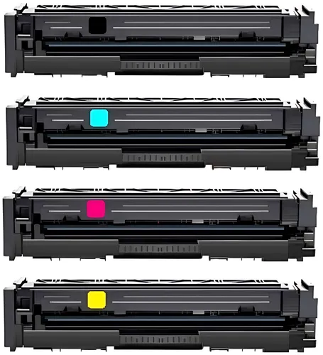 Kompatibel PRTHPCF530ARAINBOW Toner MultiPack Bk,C,M,Y VE=4 (ersetzt HP 205A/CF530A 205A/CF531A 205A/CF532A 205A/CF533A)