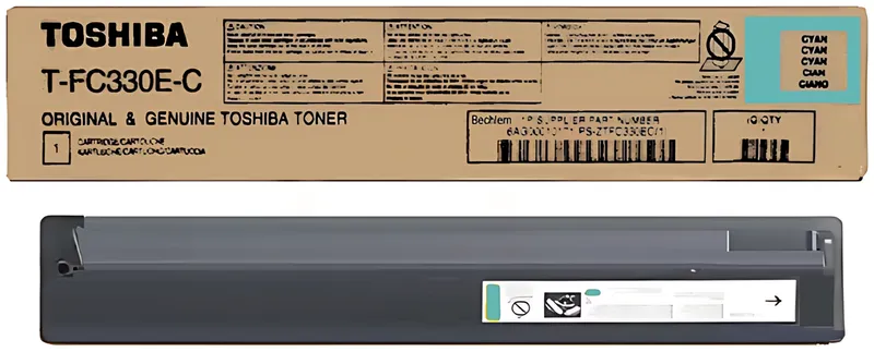 Toshiba 6AJ00000259/T-FC200EC Toner-Kit cyan, 33.600 Seiten