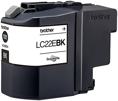 Brother LC-22EBK Tintenpatrone schwarz, 2.400 Seiten ISO/IEC 24711