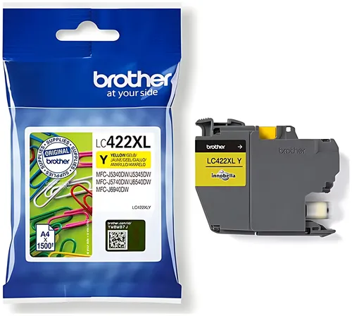 Brother LC-422XLY Tintenpatrone gelb High-Capacity, 1.500 Seiten