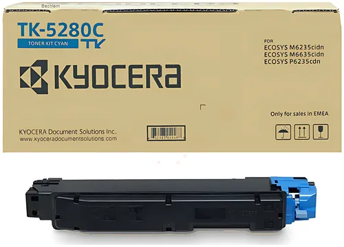 Kyocera 1T02TWCNL0/TK-5280C Toner-Kit cyan, 11.000 Seiten ISO/IEC 19752