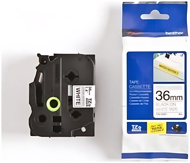 Brother TZE-S261 DirectLabel schwarz auf weiss extra stark Laminat 36mm x 8m