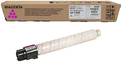 Ricoh 842097/MPC406 Toner magenta, 6.000 Seiten ISO/IEC 19752