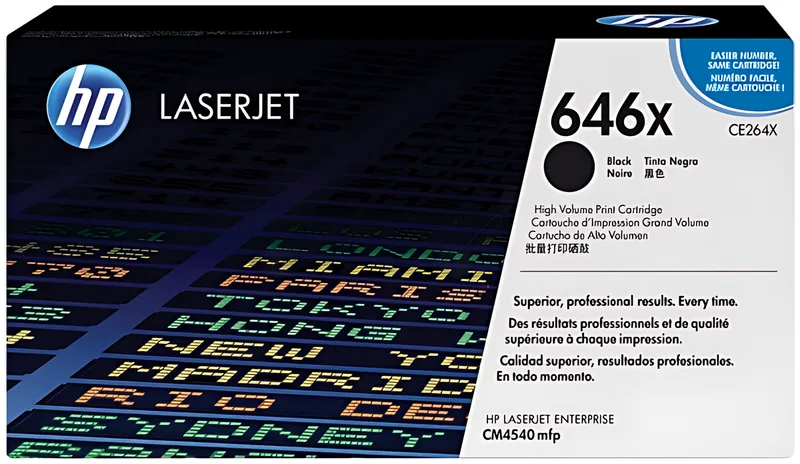 HP CE264X/646X Tonerkartusche schwarz, 17.000 Seiten/5%