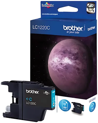 Brother LC-1220C Tintenpatrone cyan, 300 Seiten ISO/IEC 24711