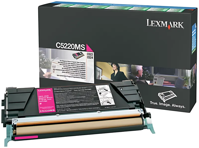 Lexmark C5220MS Toner-Kit magenta return program, 3.000 Seiten ISO/IEC 19798