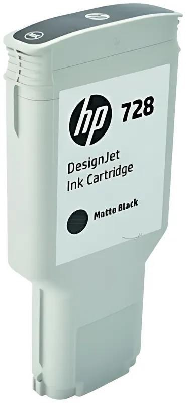 HP 728 Tintenpatrone schwarz matt
