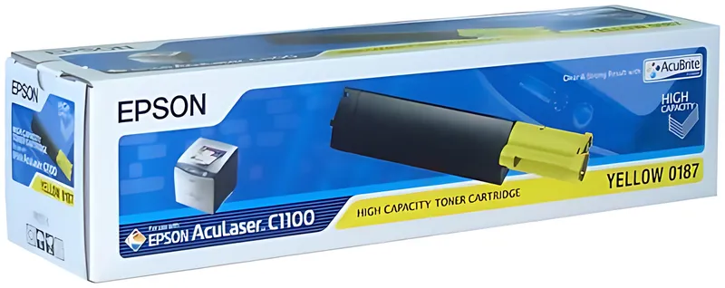Epson C13S050187/0187 Toner gelb, 4.000 Seiten/5%