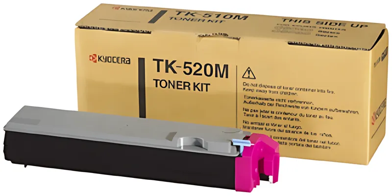 Kyocera 1T02HJBEU0/TK-520M Toner-Kit magenta, 4.000 Seiten/5%
