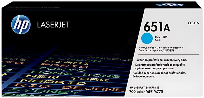 HP CE341A/651A Tonerkartusche cyan, 16.000 Seiten ISO/IEC 19798