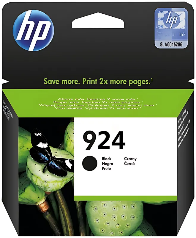 HP 924 Schwarze Tintenpatrone