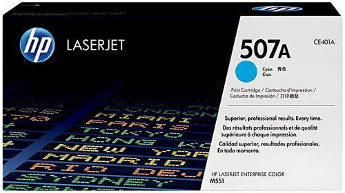 HP CE401A/507A Tonerkartusche cyan, 6.000 Seiten ISO/IEC 19798