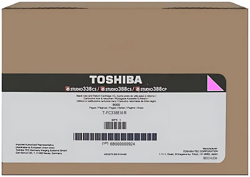 Toshiba 6B000000924/T-FC338EMR Toner magenta return program, 6.000 Seiten