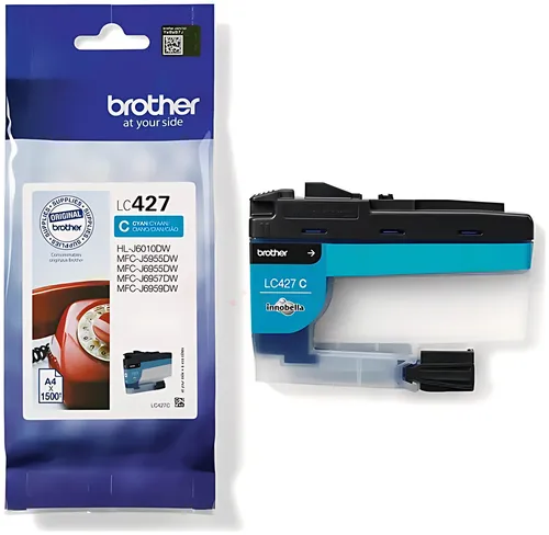 Brother LC-427C Tintenpatrone cyan, 1.500 Seiten ISO/IEC 24711