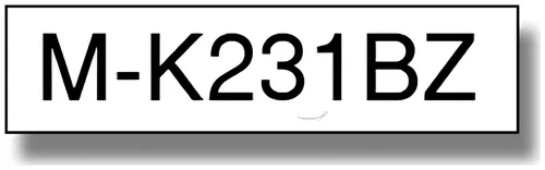 Brother MK-231BZ DirectLabel schwarz auf weiss 12mm x 8m