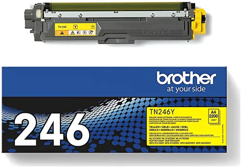 Brother TN-246Y Toner-Kit gelb, 2.200 Seiten ISO/IEC 19798
