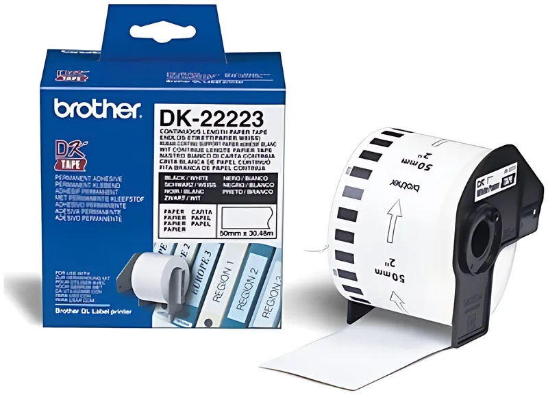 Brother DK-22223 DirectLabel Etiketten weiss 50mm x 30,48m