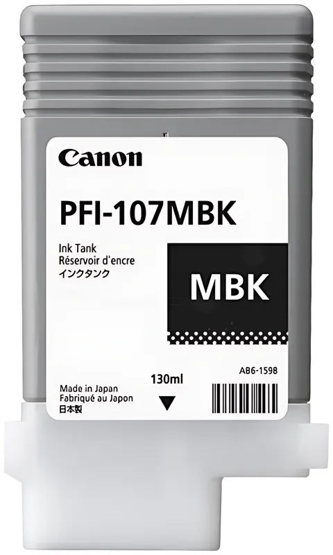 Canon 6704B001/PFI-107MBK Tintenpatrone schwarz matt 130ml