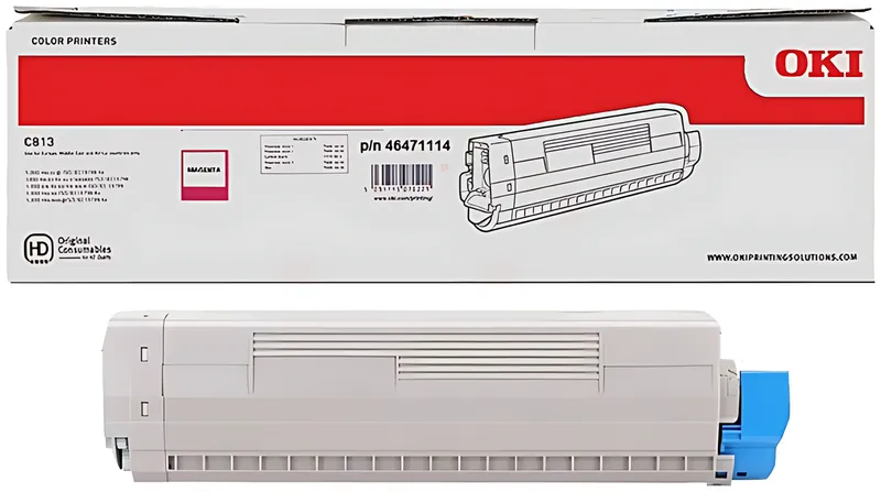 OKI 46471114 Toner-Kit magenta, 5.000 Seiten ISO/IEC 19752