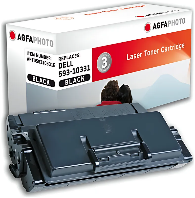 AgfaPhoto APTD59310331E Tonerkartusche schwarz, 20.000 Seiten 750 Gramm (ersetzt Dell NY313)