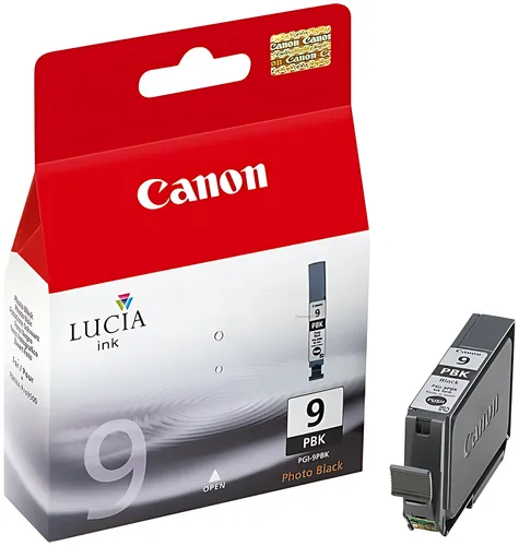 Canon 1034B001/PGI-9PBK Tintenpatrone schwarz foto, 530 Seiten/5% 14ml