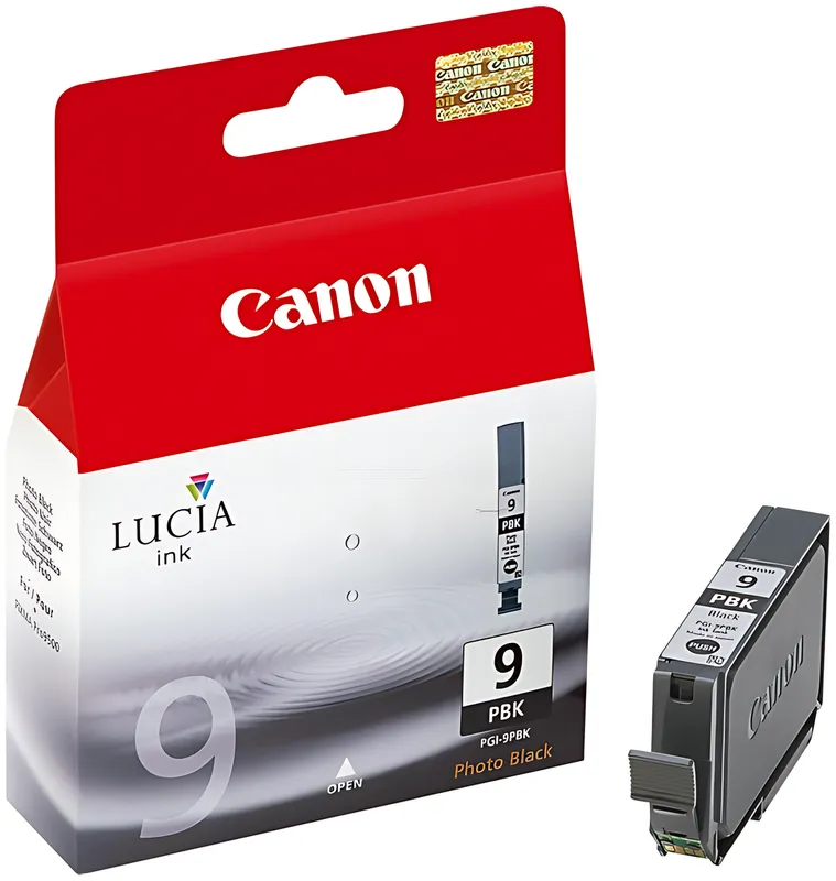 Canon 1034B001/PGI-9PBK Tintenpatrone schwarz foto, 530 Seiten/5% 14ml