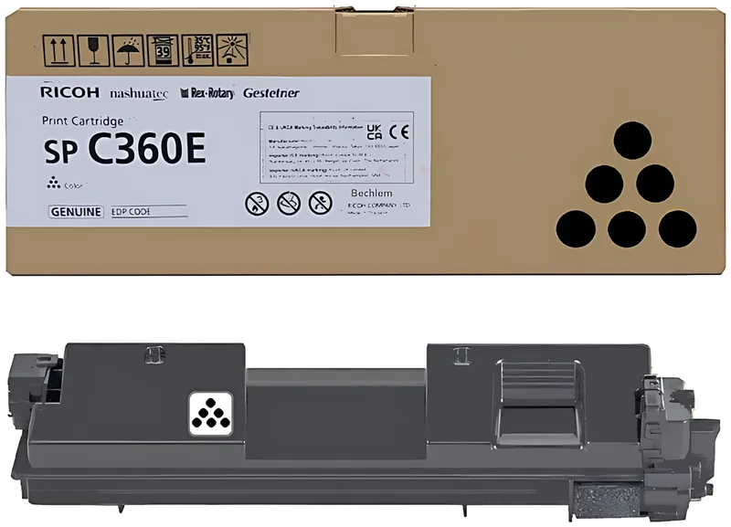 Ricoh 408188/SPC360E Toner-Kit schwarz, 2.500 Seiten ISO/IEC 19752