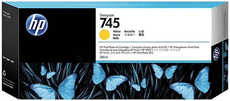 HP 745 / F9K02A Tintenpatrone gelb