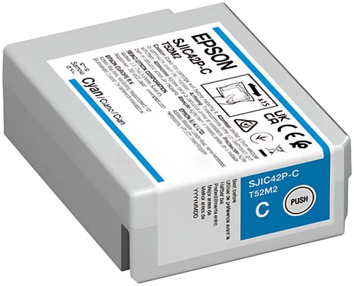 Epson C13T52M240/SJIC-42-P-C Tintenpatrone cyan 50ml