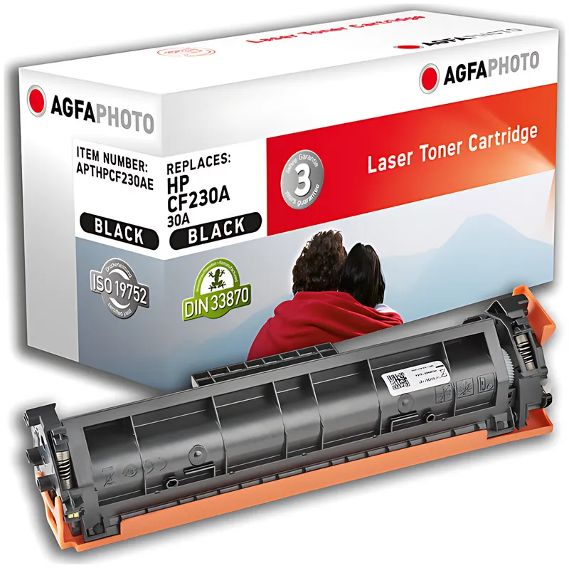 AgfaPhoto APTHPCF230AE Toner-Kit, 1.600 Seiten 60 Gramm (ersetzt HP 30A/CF230A)