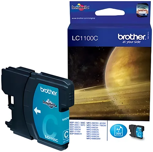 Brother LC-1100C Tintenpatrone cyan, 325 Seiten ISO/IEC 24711 5.5ml
