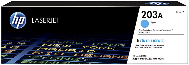 HP CF541A/203A Tonerkartusche cyan, 1.300 Seiten ISO/IEC 19798