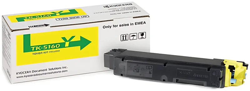 Kyocera 1T02NTANL0/TK-5160Y Toner-Kit gelb, 12.000 Seiten ISO/IEC 19798