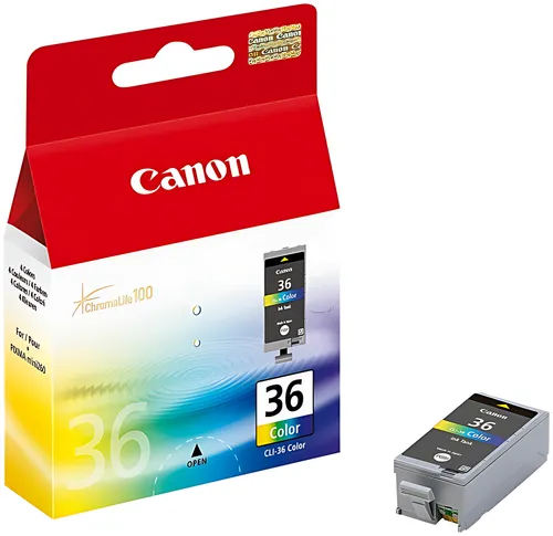 Canon 1511B001/CLI-36 Tintenpatrone color, 249 Seiten ISO/IEC 24711 12ml