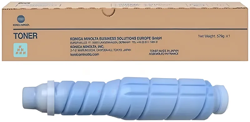 Konica Minolta A04P450/TN-610C Toner cyan, 24.000 Seiten/5% 460 Gramm